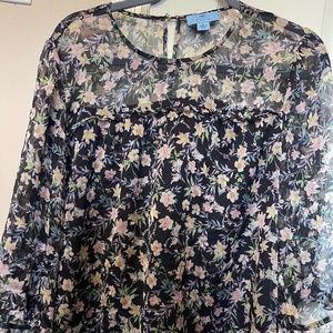 CeCe Floral Bohemian top